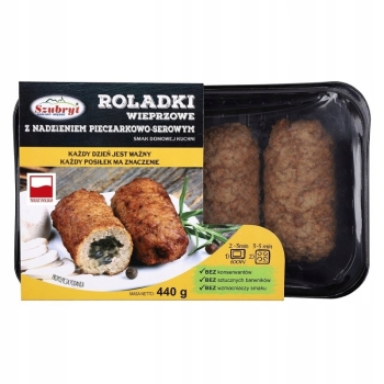 4 Roladki z nadzieniem pieczarkowo-serowym Szubryt 440g
